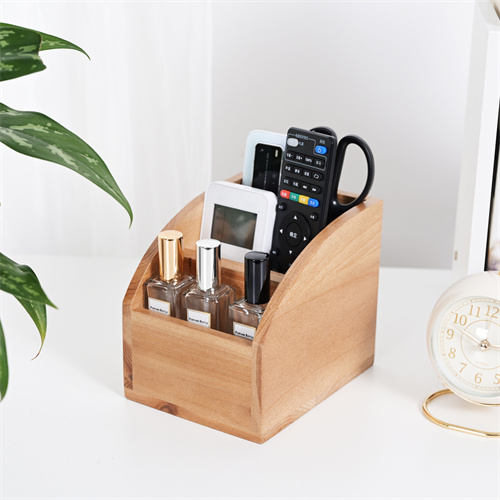 Vintage Wooden Remote Control Holder